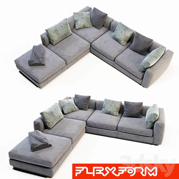 Sofa flexform 3D Model Sofa flexform 3D Model