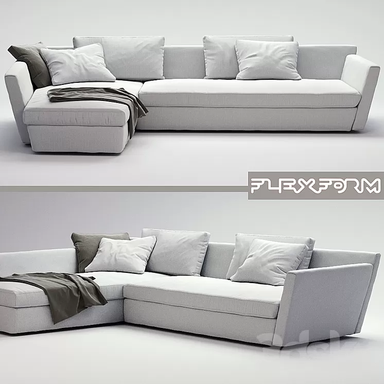 SOFA FLEXFORM ADAGIO 3D Model