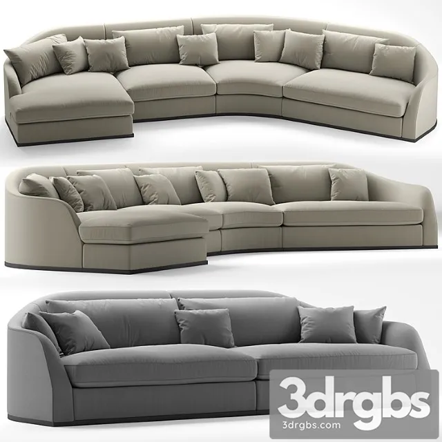 Sofa flexform alfred 2 3D Model Download Sofa flexform alfred 2 3D Model Download