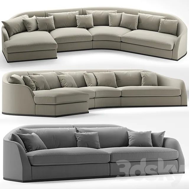Sofa Flexform ALFRED 3D Model Sofa Flexform ALFRED 3D Model