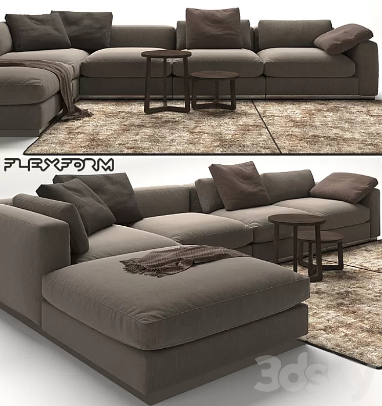 Sofa Flexform Beauty 3D Model