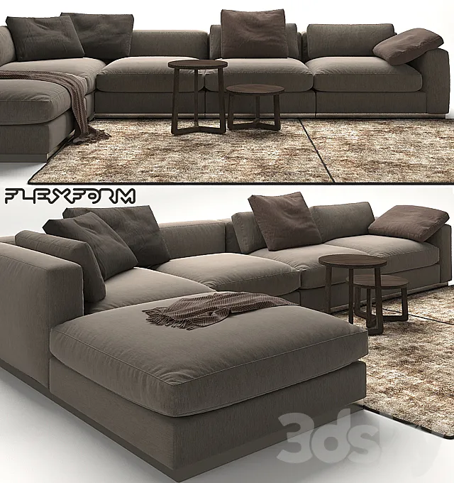 Sofa Flexform Beauty 3DModel