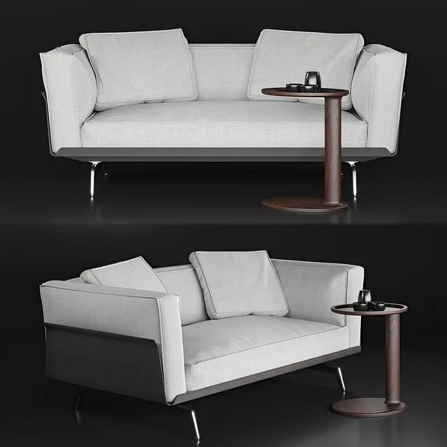 Sofa Flexform Este_2017 3D Model