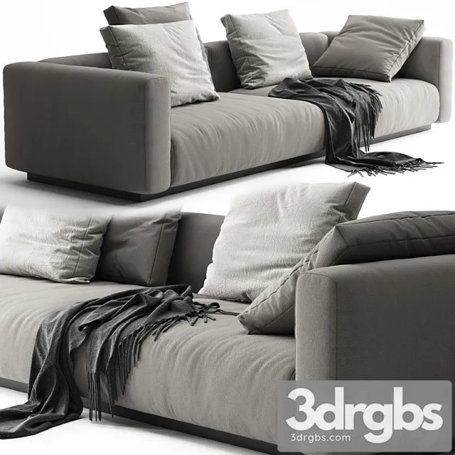 Sofa flexform lario 2 3D Model Download Sofa flexform lario 2 3D Model Download