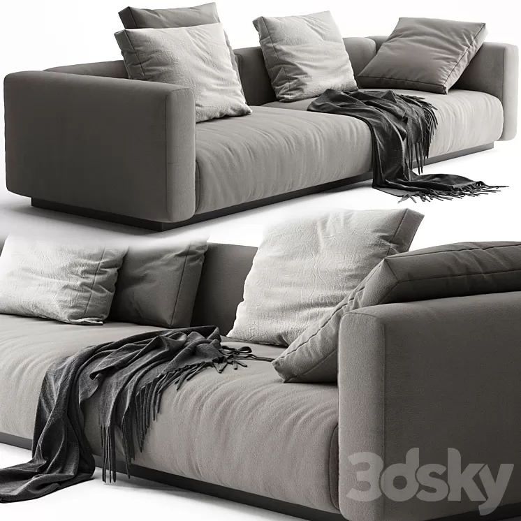 sofa Flexform Lario 3D Model