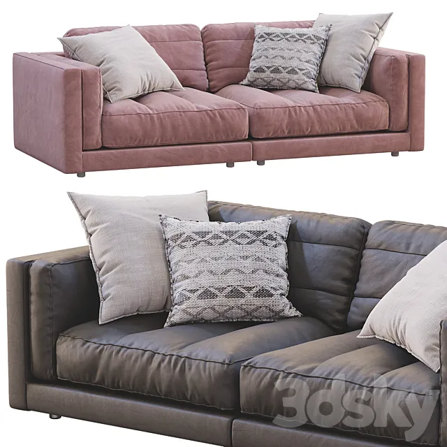 Sofa Flexform LUCIEN 3D Model Sofa Flexform LUCIEN 3D Model