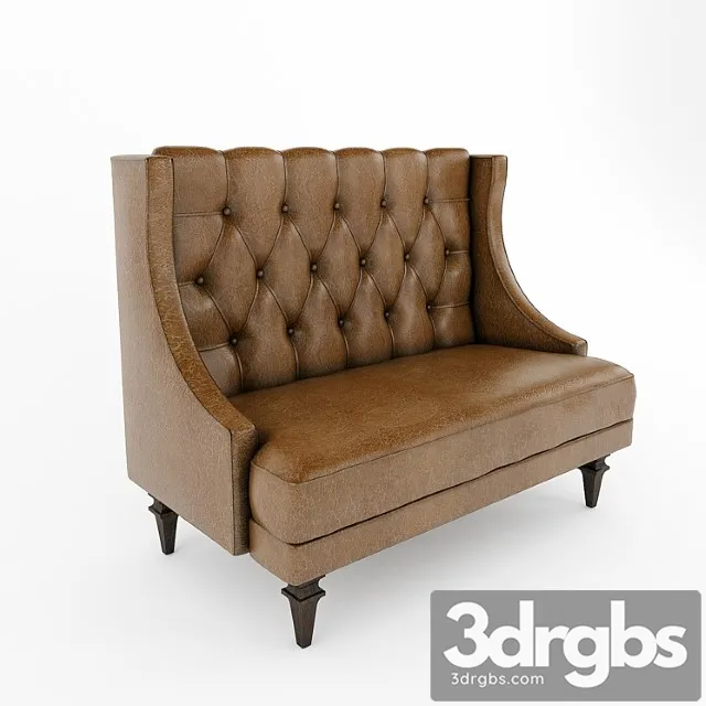 Sofa for cafe 2 3D Model Download Sofa for cafe 2 3D Model Download