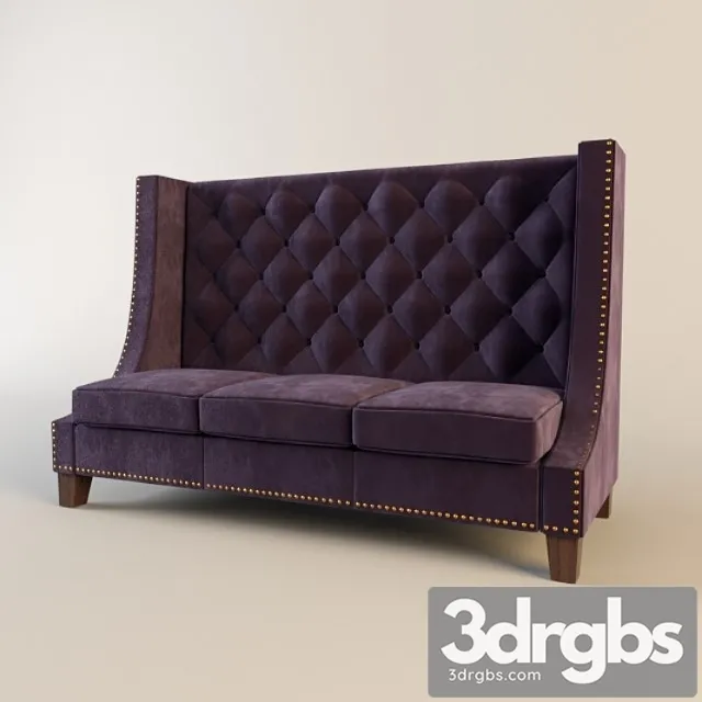 Sofa For Cafe Restaurant 3D Model Download Sofa For Cafe Restaurant 3D Model Download