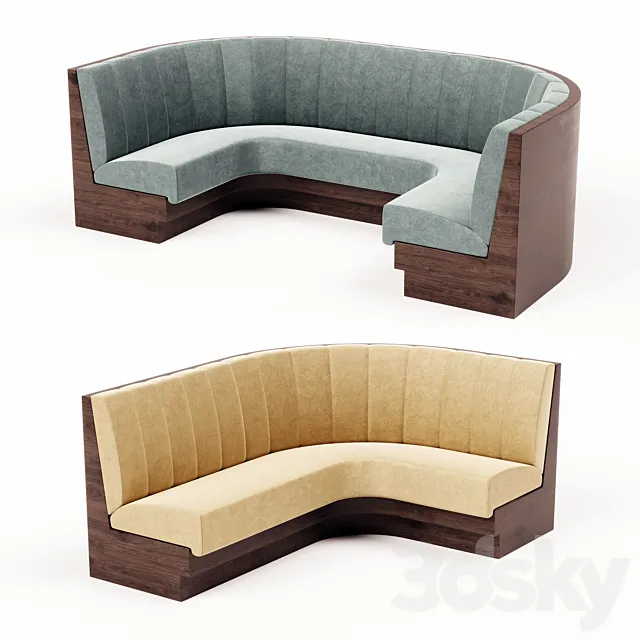 SOFA for Restaurant 3D Model SOFA for Restaurant 3D Model