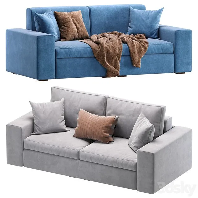 Sofa FORTROSS Folding Cazarina Interiors 3D Model Sofa FORTROSS Folding Cazarina Interiors 3D Model