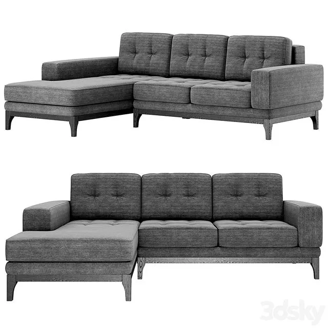 Sofa Foster Dantone 3D Model