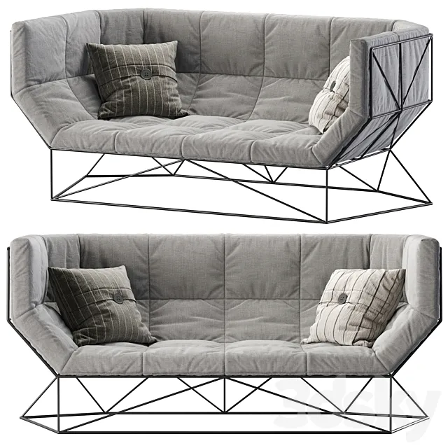 Sofa FOXHOLE spHaus 3D Model Sofa FOXHOLE spHaus 3D Model
