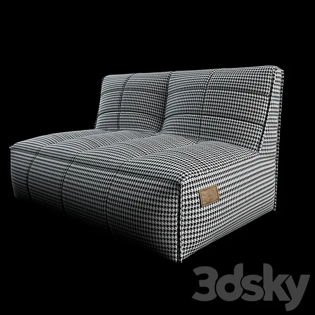 Sofa frameless Villiers 3DModel Sofa frameless Villiers 3DModel