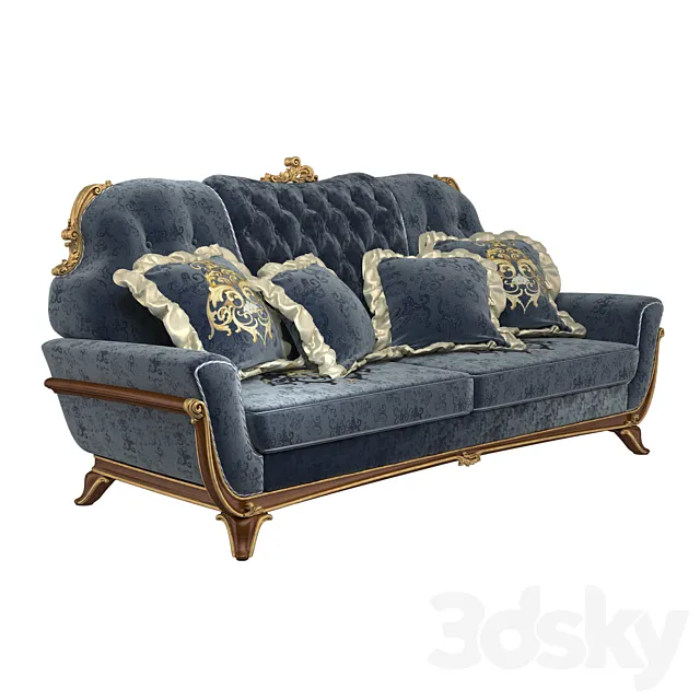 Sofa Frandiss Coll. B 3D Model