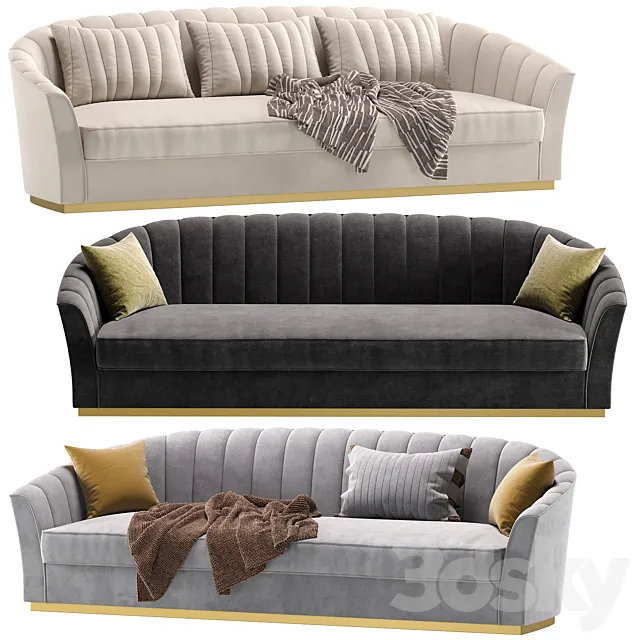 Sofa FRANKLIN by Cazarina Interiors_Диван ФРАНКЛИН 3D Model Sofa FRANKLIN by Cazarina Interiors_Диван ФРАНКЛИН 3D Model