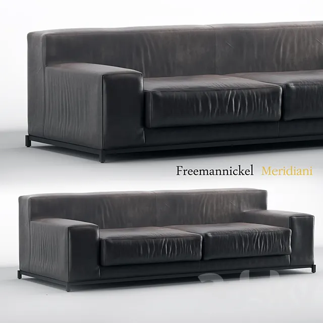 Sofa Freemannickel 3DModel Sofa Freemannickel 3DModel