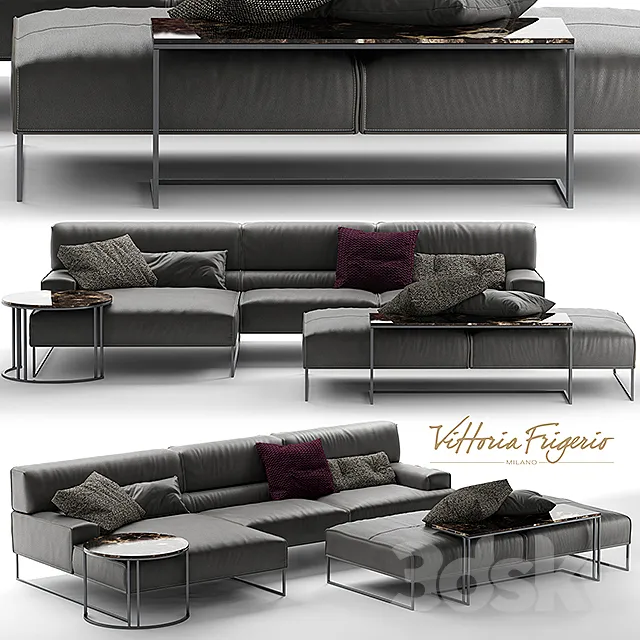 Sofa frigerio salotti CLOUD 3DModel Sofa frigerio salotti CLOUD 3DModel