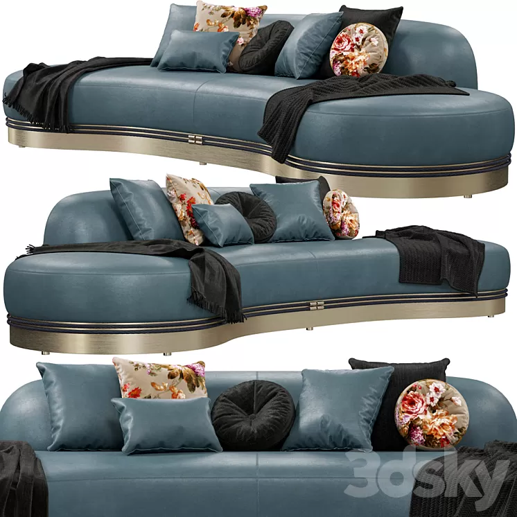 Sofa Gianfranco Ferre Home ALEXANDER 3D Model Sofa Gianfranco Ferre Home ALEXANDER 3D Model