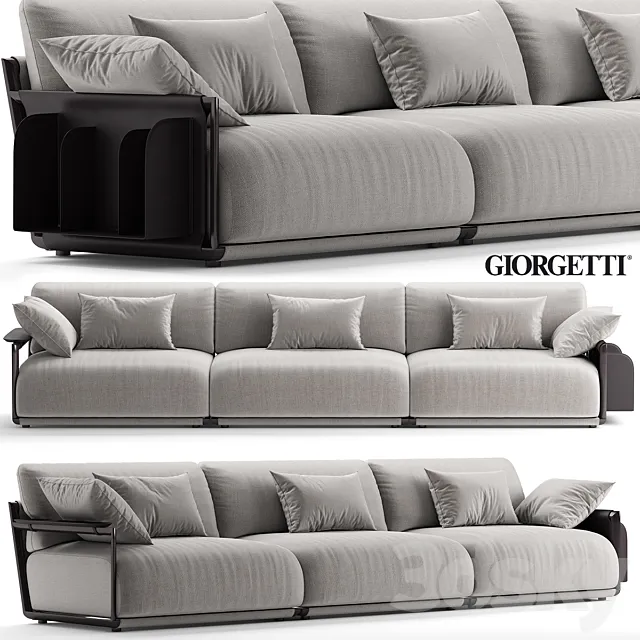 Sofa giorgetti ADAM 3D Model Sofa giorgetti ADAM 3D Model
