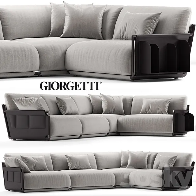Sofa giorgetti ADAM 3DModel Sofa giorgetti ADAM 3DModel