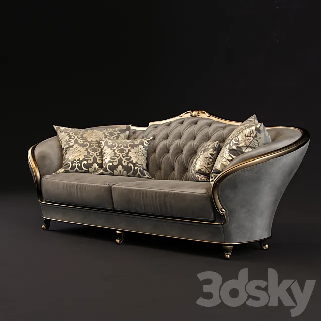 Sofa GoldComfort 3DModel Sofa GoldComfort 3DModel