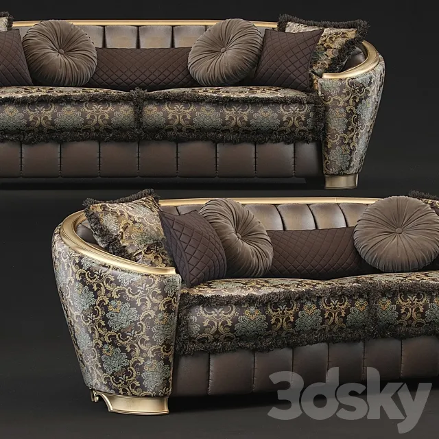Sofa GoldConfort Divano 4 posti 4 seater fofa 3DModel Sofa GoldConfort Divano 4 posti 4 seater fofa 3DModel