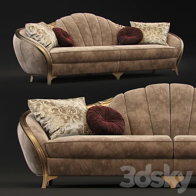 Sofa GoldConfort Paradise 3DModel Sofa GoldConfort Paradise 3DModel