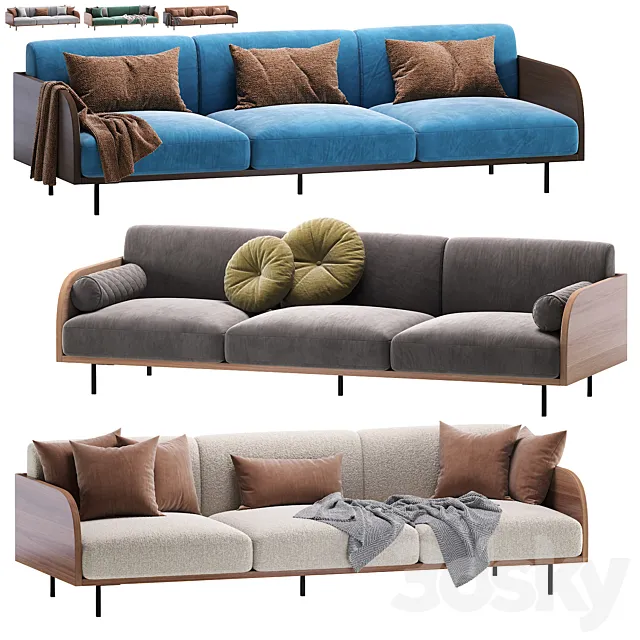 Sofa HEADLAND By Cazarina Interiors_Диван ХЕДЛЕНД 3D Model