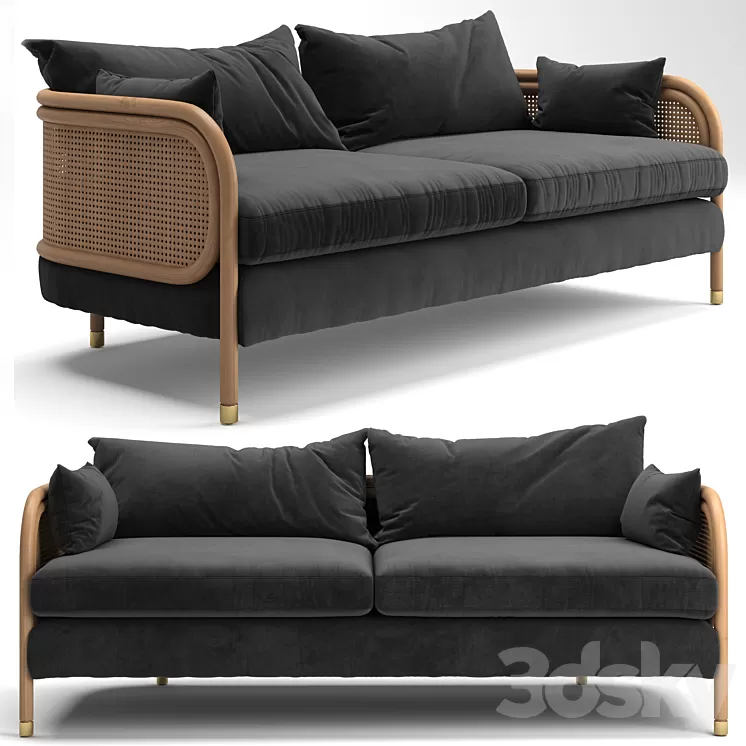 Sofa Heatherfield  4 colors 3D Model
