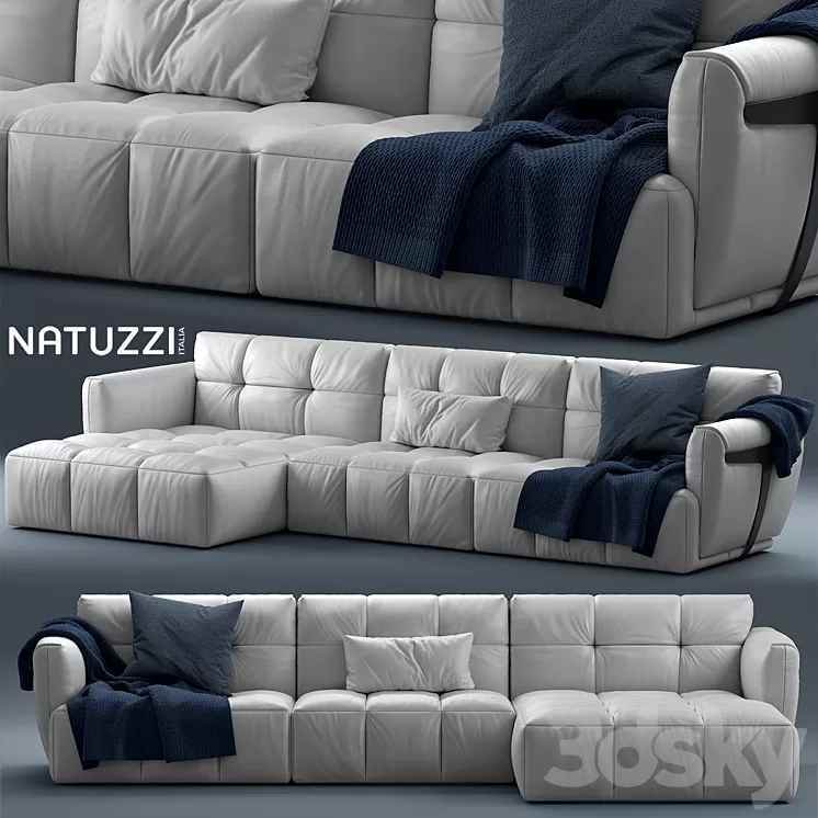 Sofa Herman NATUZZI ITALIA 3D Model