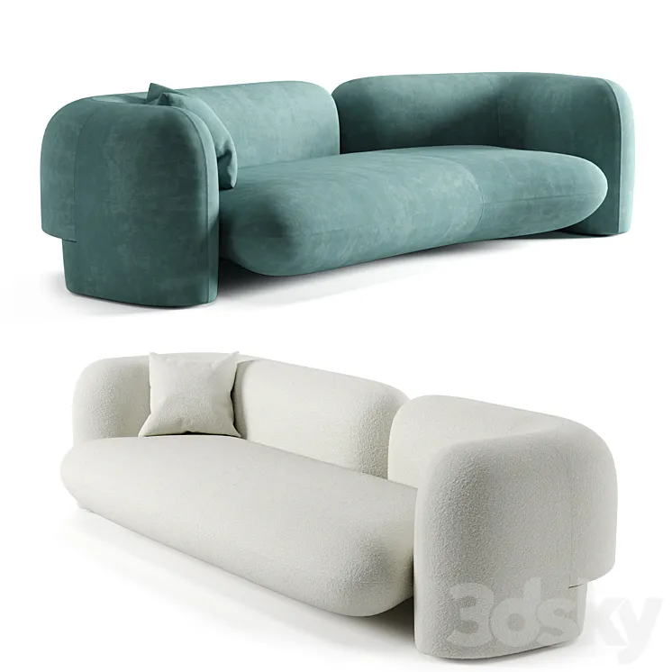 Sofa Hessentia GIO 3D Model Free Download