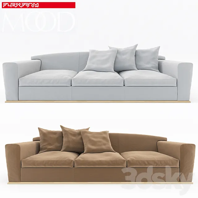 Sofa HILL 3DModel Sofa HILL 3DModel