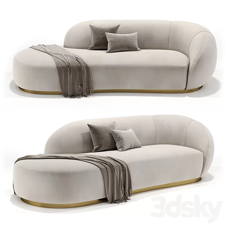 Sofa Hills 3D Model Free Download