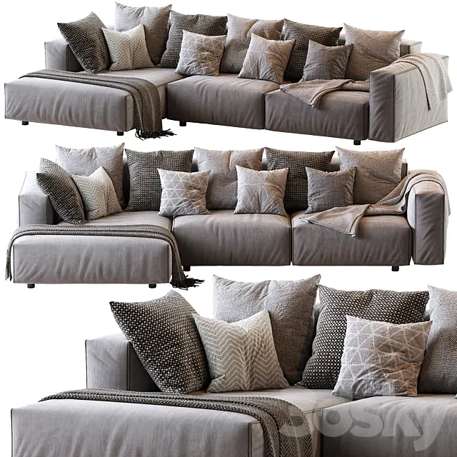 Sofa Hills 3D Model Sofa Hills 3D Model