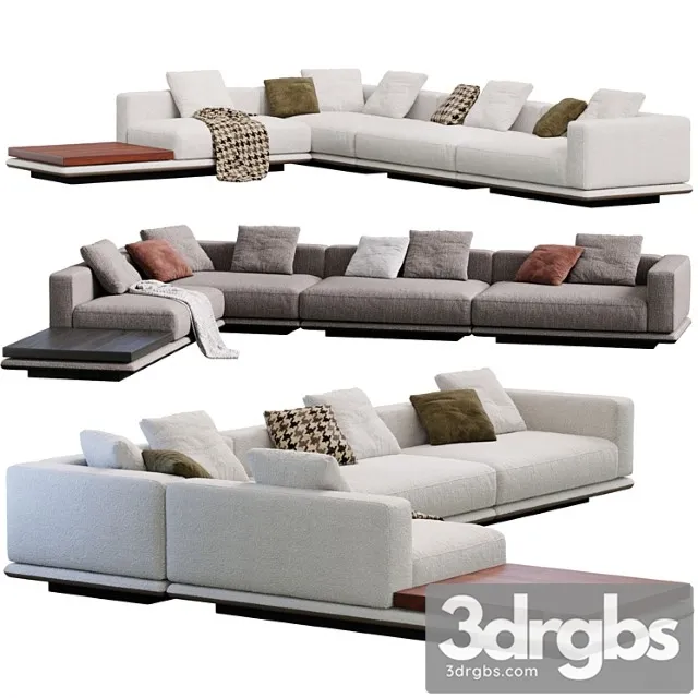 Sofa Horizonte By Minotti 3D Model Download Sofa Horizonte By Minotti 3D Model Download