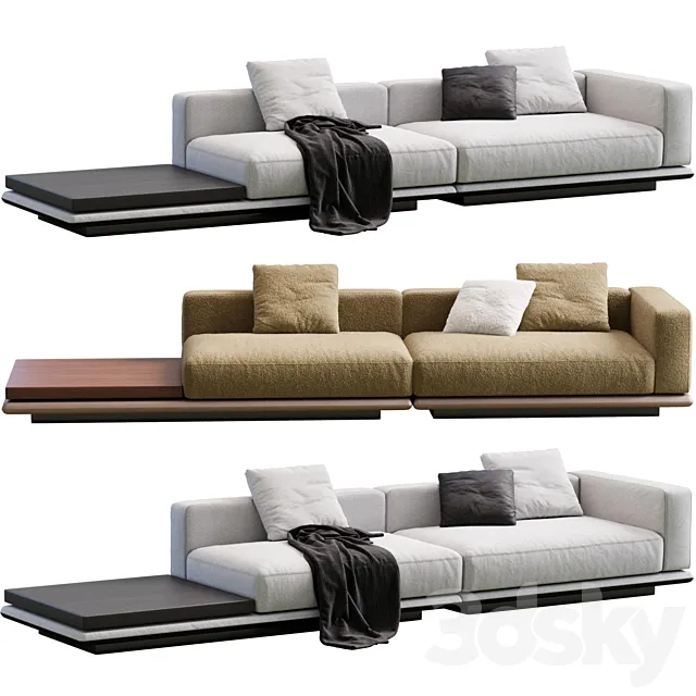 Sofa Horizonte By Minotti 3DModel Sofa Horizonte By Minotti 3DModel
