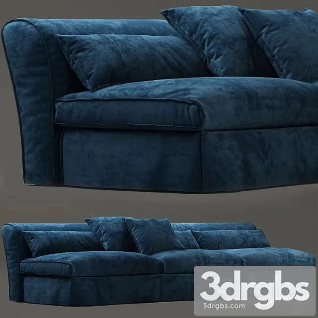 Sofa housse mono baxter 2 3D Model Download Sofa housse mono baxter 2 3D Model Download