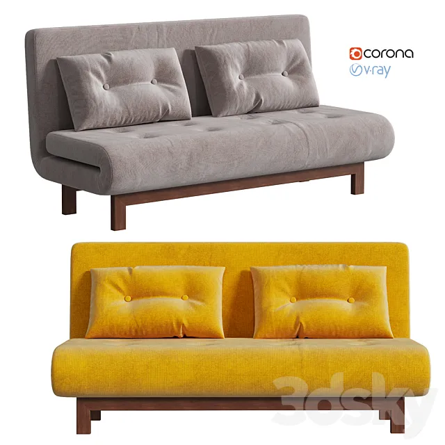 Sofa IModern Doris 2 colors 3DModel Sofa IModern Doris 2 colors 3DModel