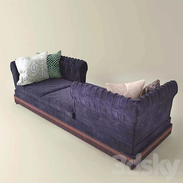 Sofa in the style of boho 3D Model Sofa in the style of boho 3D Model