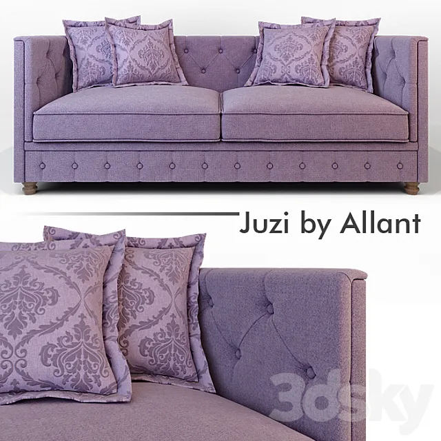 Sofa Juzi from the factory ELEGANTA (ALLANT) 3D Model