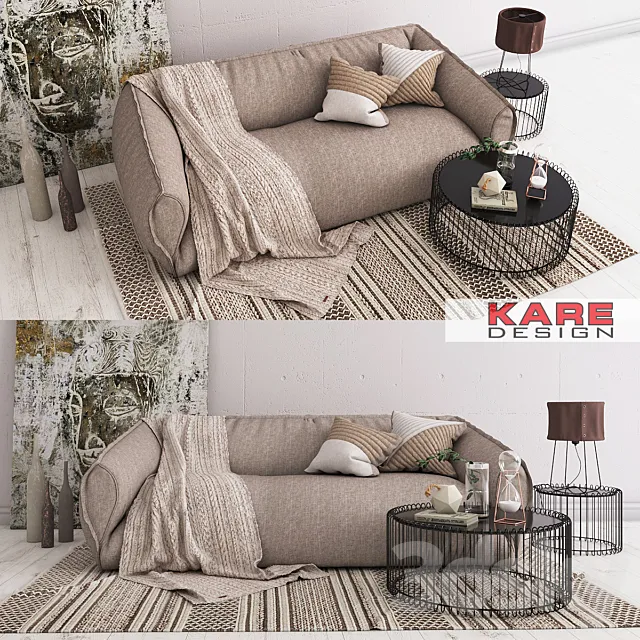 Sofa KARE Loft 3D Model