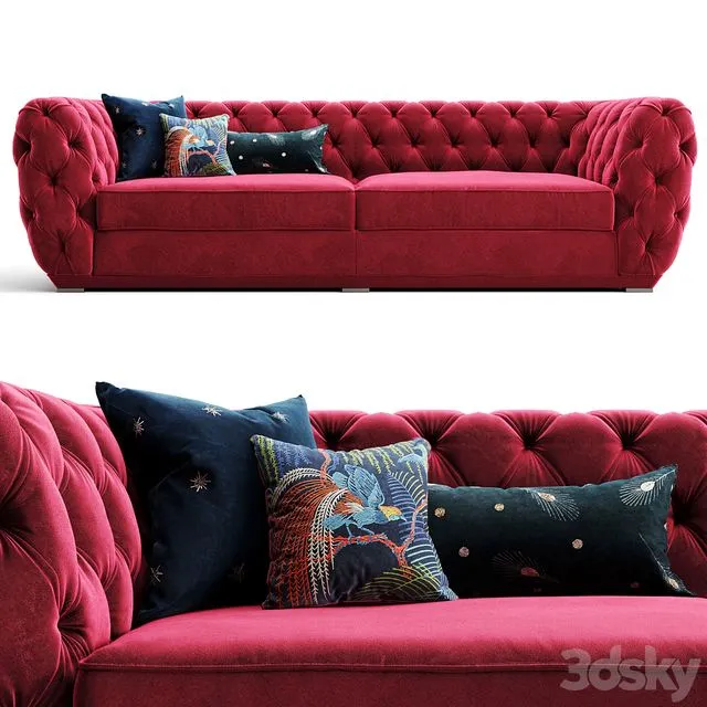 Sofa King Chesterfild the sofa and chair company 3D Model