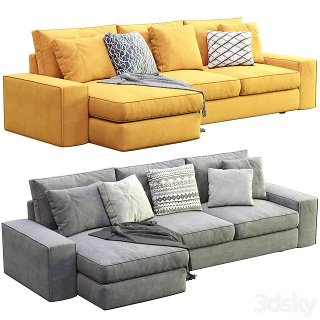 Sofa Kivik By Ikea 3D Model