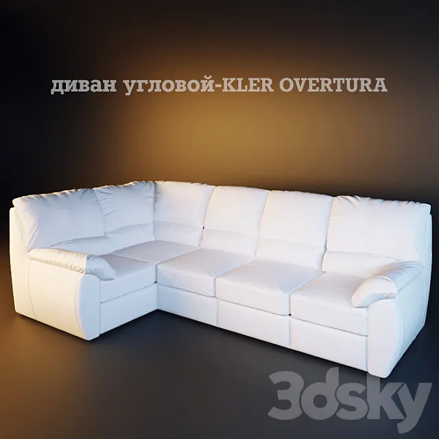 Sofa KLER OVERTURA 3D Model