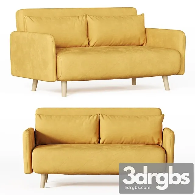 Sofa kusken 2 3D Model Download Sofa kusken 2 3D Model Download