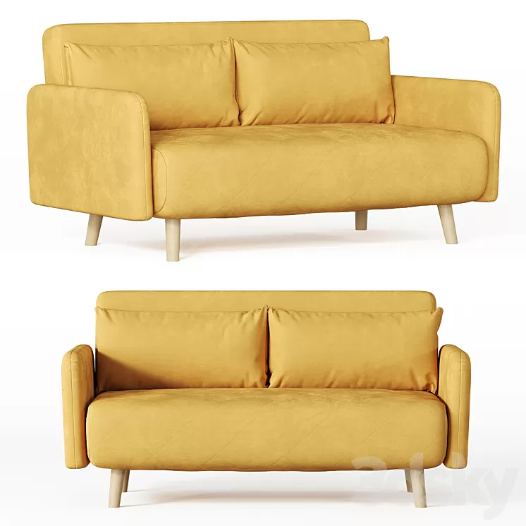 Sofa Kusken 3D Model Free Download