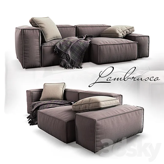 sofa Lambrusco 3D Model