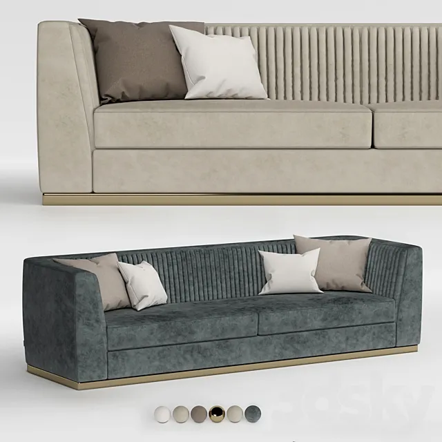 Sofa Laskasas MIUZZA 3D Model Sofa Laskasas MIUZZA 3D Model