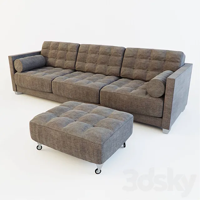 Sofa LE CANAPE by FLEXFORM 3D Model Sofa LE CANAPE by FLEXFORM 3D Model