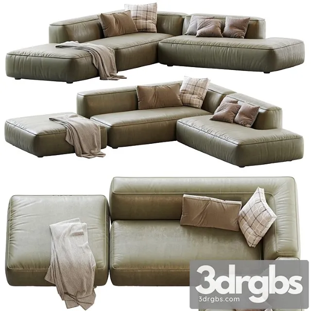 Sofa Lema Cloud Leather 3D Model Download Sofa Lema Cloud Leather 3D Model Download